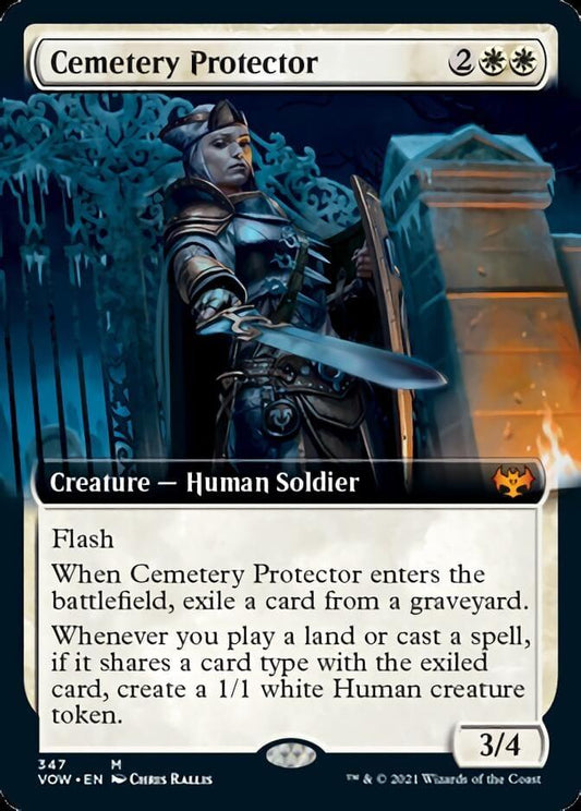 Magic: The Gathering MTG Single Cemetery Protector (Extended) [Innistrad: Crimson Vow]