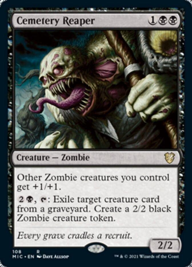 Magic: The Gathering MTG Single Cemetery Reaper [Innistrad: Midnight Hunt Commander]