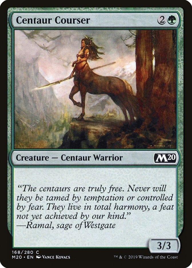 Magic: The Gathering MTG Single Centaur Courser [Core Set 2020]