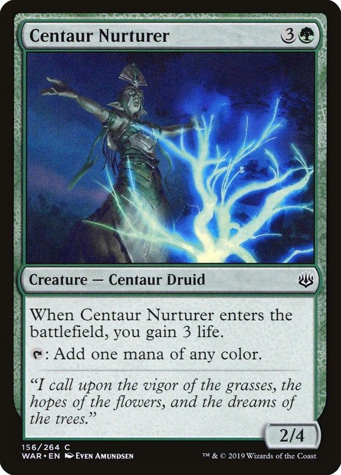 Magic: The Gathering MTG Single Centaur Nurturer [War of the Spark]