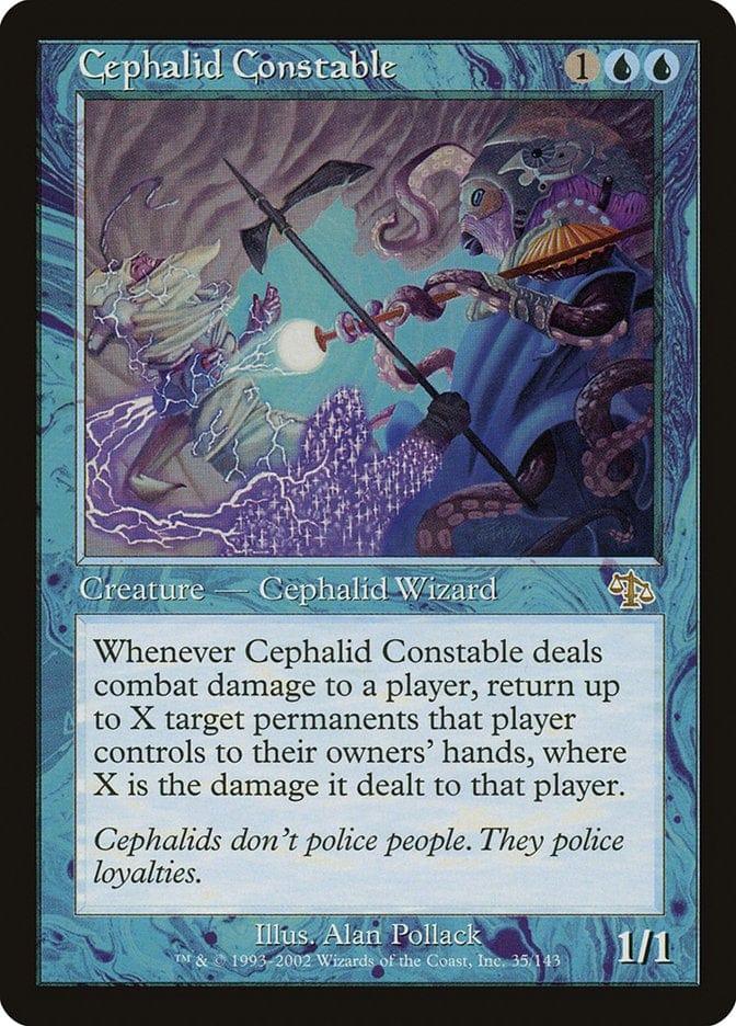 Magic: The Gathering MTG Single Cephalid Constable [Judgment]