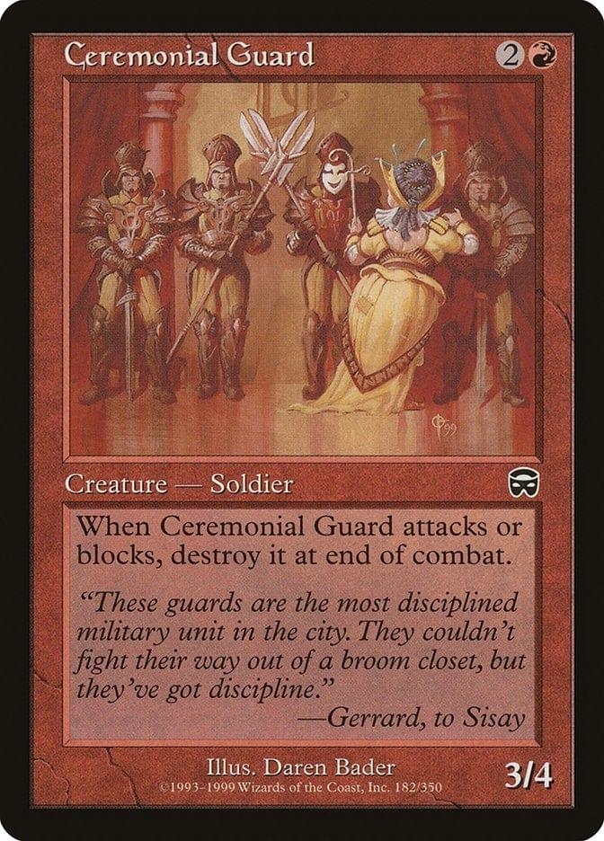 Magic: The Gathering MTG Single Ceremonial Guard [Mercadian Masques]
