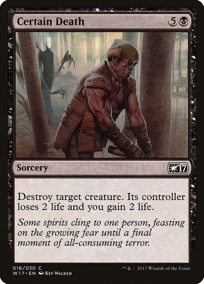 Magic: The Gathering MTG Single Certain Death [Welcome Deck 2017]