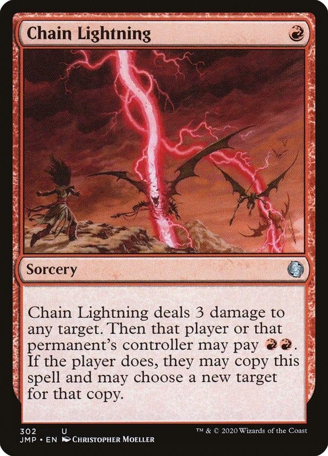 Magic: The Gathering MTG Single Chain Lightning [Jumpstart]