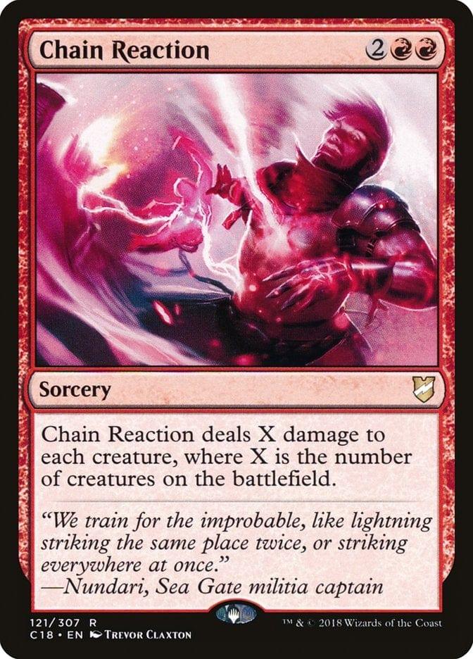 Magic: The Gathering MTG Single Chain Reaction [Commander 2018]