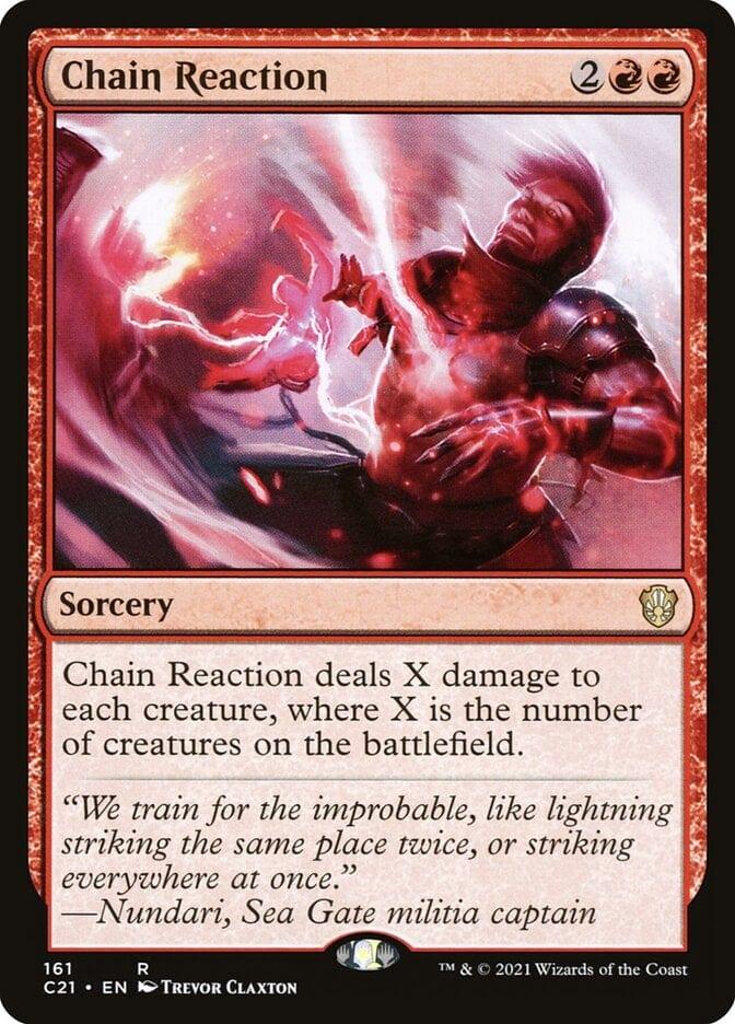 Magic: The Gathering MTG Single Chain Reaction [Commander 2021]
