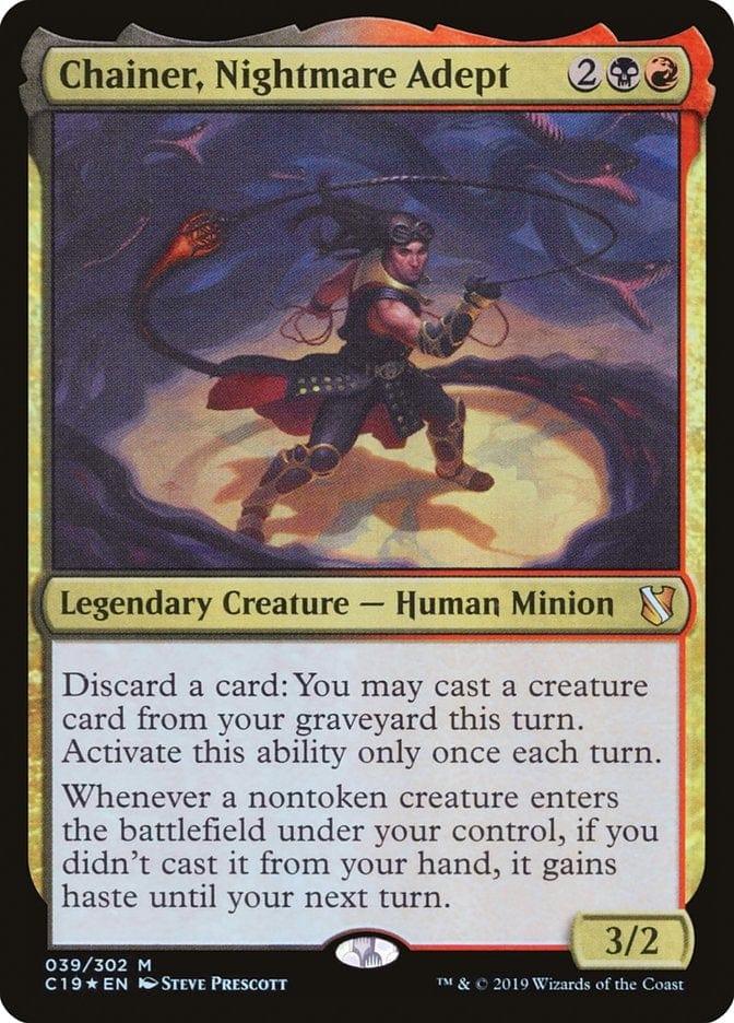 Magic: The Gathering MTG Single Chainer, Nightmare Adept [Commander 2019]