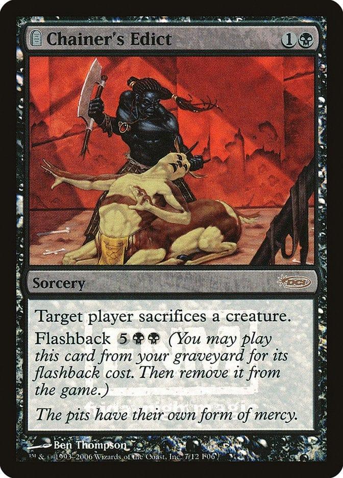 Magic: The Gathering MTG Single Chainer's Edict [Friday Night Magic 2006]