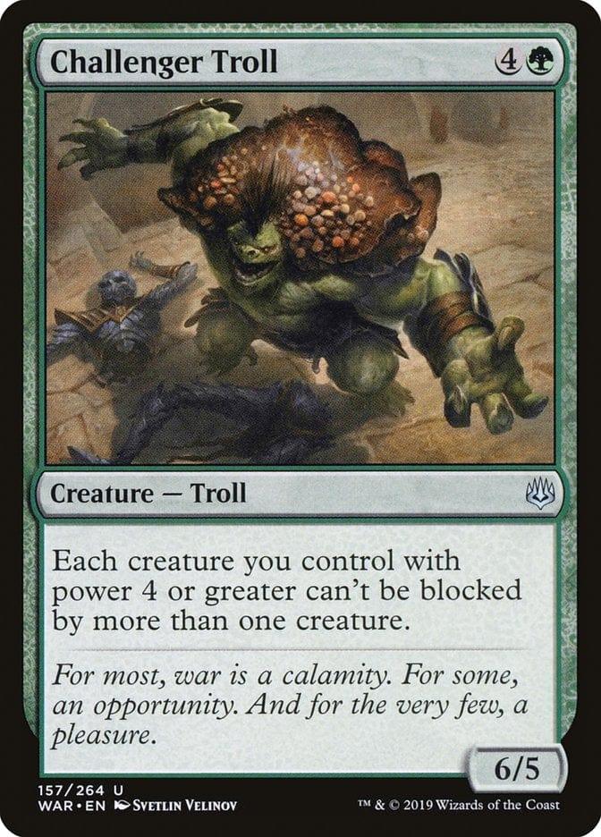 Magic: The Gathering MTG Single Challenger Troll [War of the Spark]