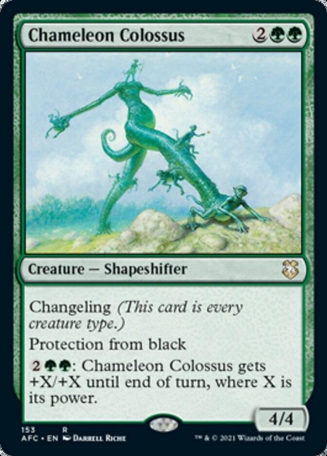 Magic: The Gathering MTG Single Chameleon Colossus [Dungeons & Dragons: Adventures in the Forgotten Realms Commander]