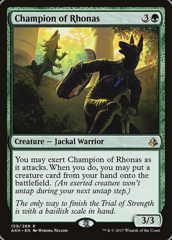 Magic: The Gathering MTG Single Champion of Rhonas [Amonkhet]