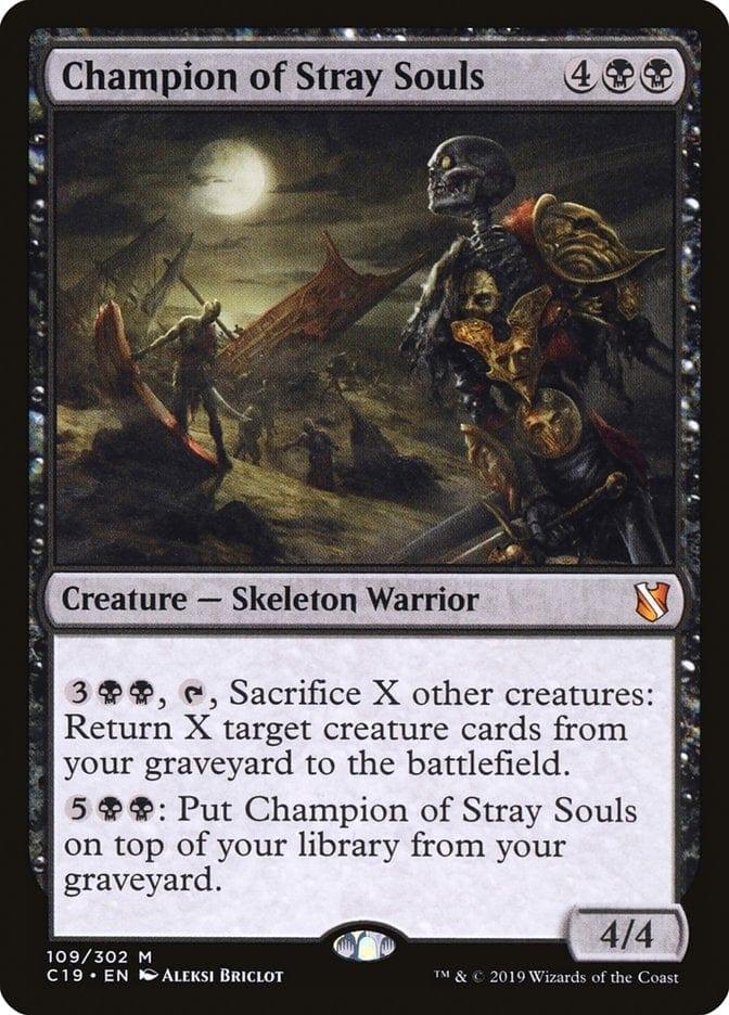 Magic: The Gathering MTG Single Champion of Stray Souls [Commander 2019]