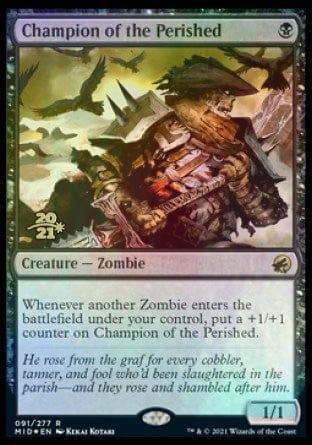 Magic: The Gathering MTG Single Champion of the Perished [Innistrad: Midnight Hunt Prerelease Promos]