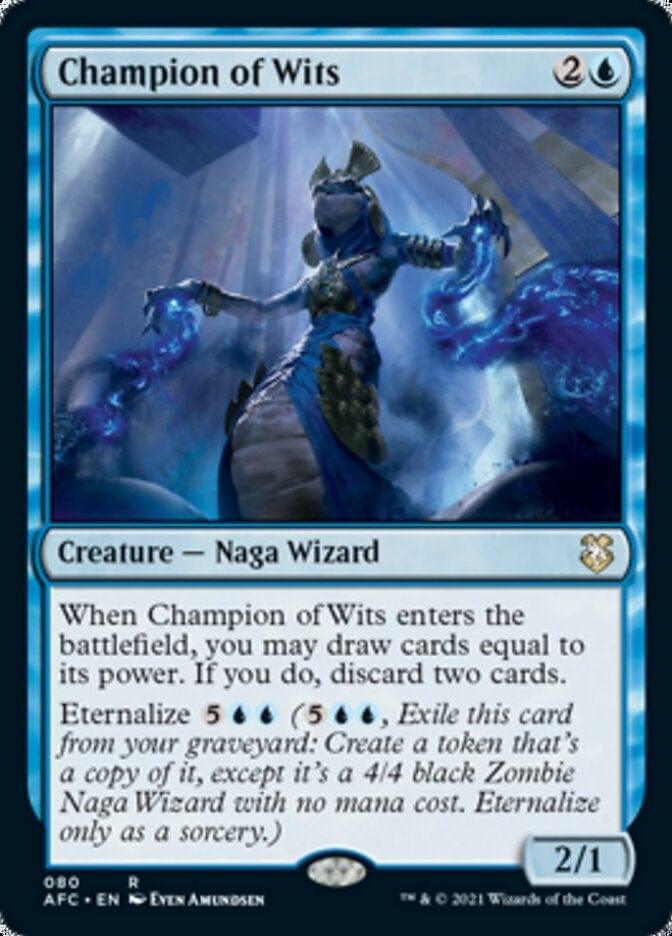 Magic: The Gathering MTG Single Champion of Wits [Dungeons & Dragons: Adventures in the Forgotten Realms Commander]