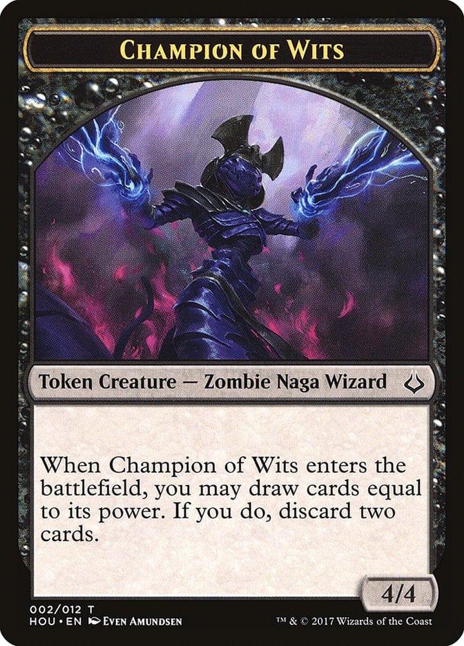 Magic: The Gathering MTG Single Champion of Wits [Hour of Devastation Tokens]