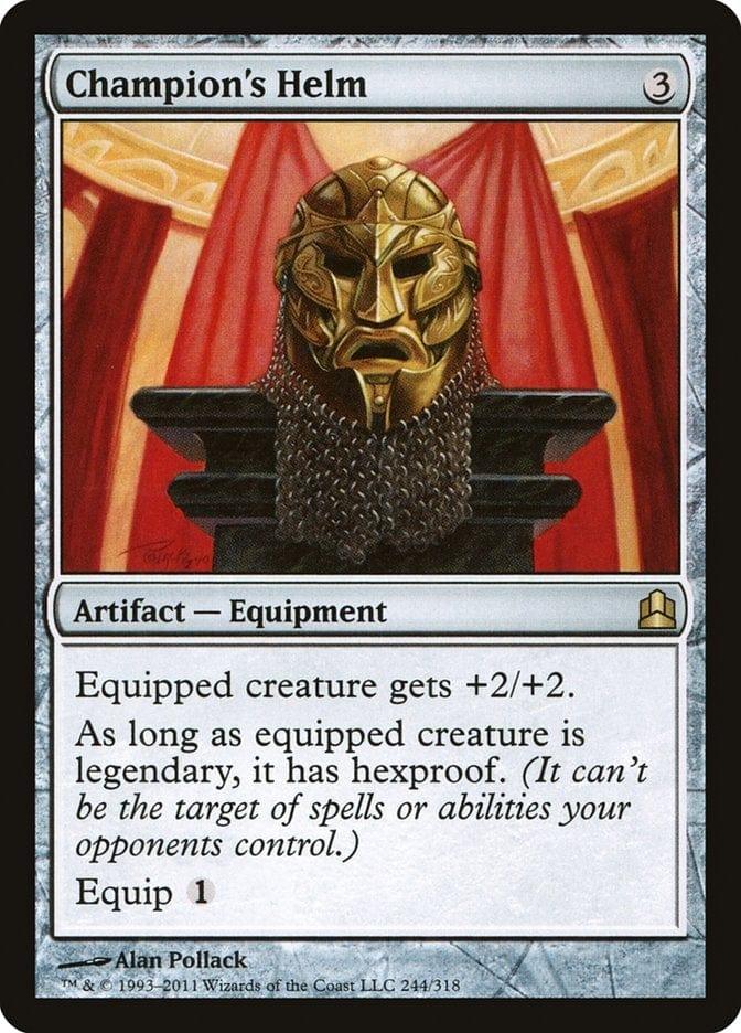 Magic: The Gathering MTG Single Champion's Helm [Commander 2011]