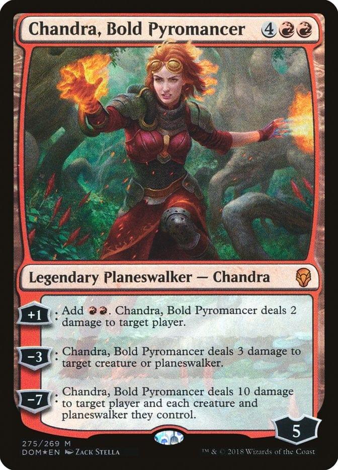 Magic: The Gathering MTG Single Chandra, Bold Pyromancer [Dominaria]