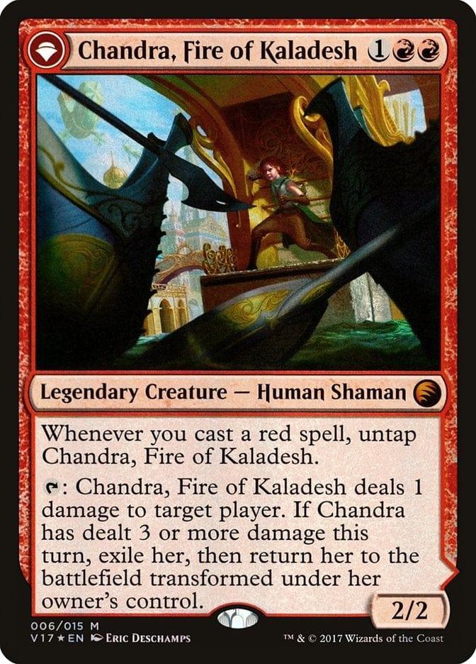 Magic: The Gathering MTG Single Chandra, Fire of Kaladesh // Chandra, Roaring Flame [From the Vault: Transform]
