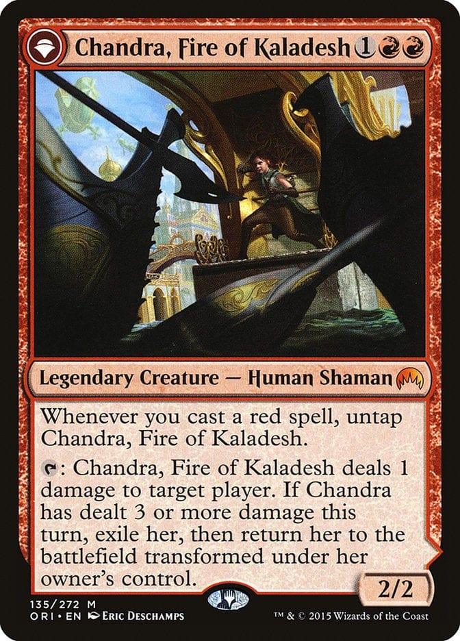 Magic: The Gathering MTG Single Chandra, Fire of Kaladesh // Chandra, Roaring Flame [Magic Origins]