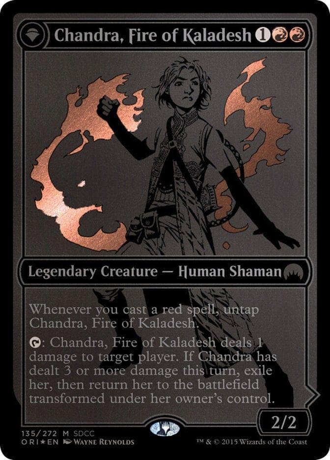 Magic: The Gathering MTG Single Chandra, Fire of Kaladesh // Chandra, Roaring Flame [San Diego Comic-Con 2015]