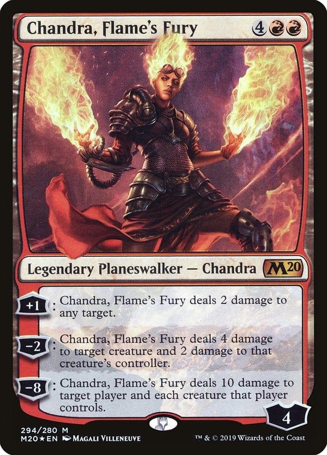 Magic: The Gathering MTG Single Chandra, Flame's Fury [Core Set 2020]