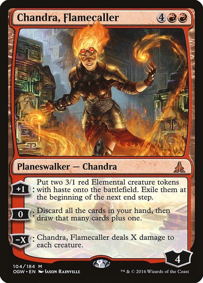 Magic: The Gathering MTG Single Chandra, Flamecaller [Oath of the Gatewatch]