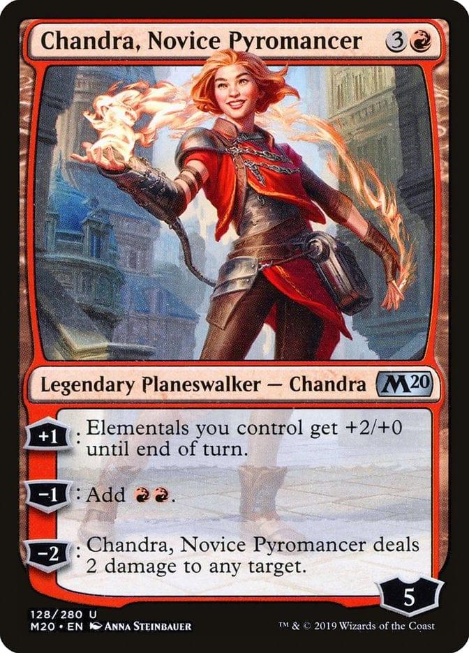 Magic: The Gathering MTG Single Chandra, Novice Pyromancer [Core Set 2020]