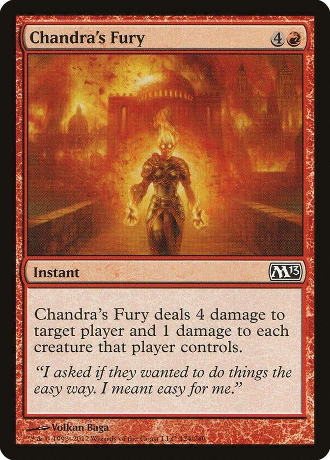 Magic: The Gathering MTG Single Chandra's Fury [Magic 2013]