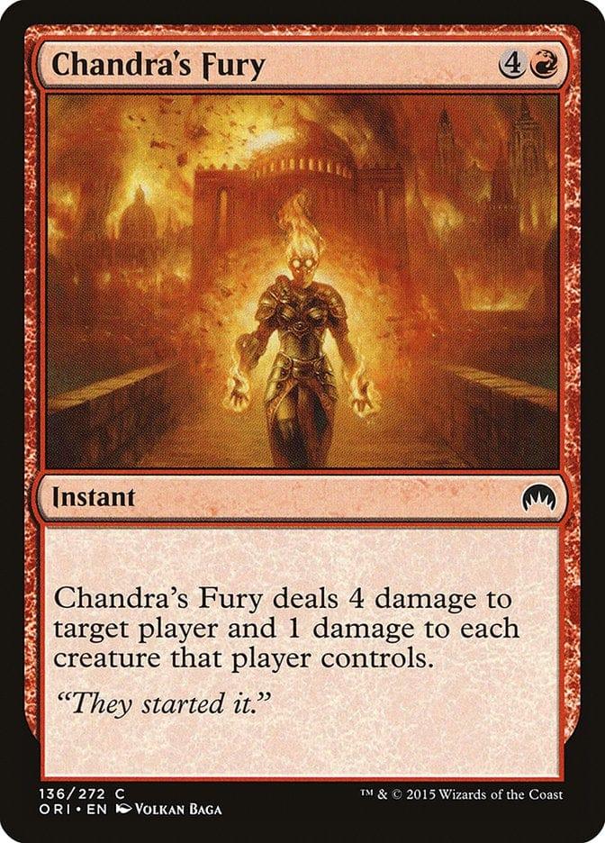 Magic: The Gathering MTG Single Chandra's Fury [Magic Origins]
