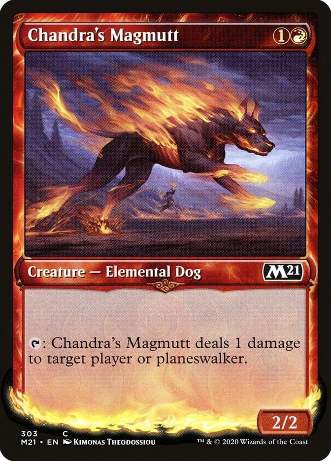 Magic: The Gathering MTG Single Chandra's Magmutt (Showcase) [Core Set 2021]