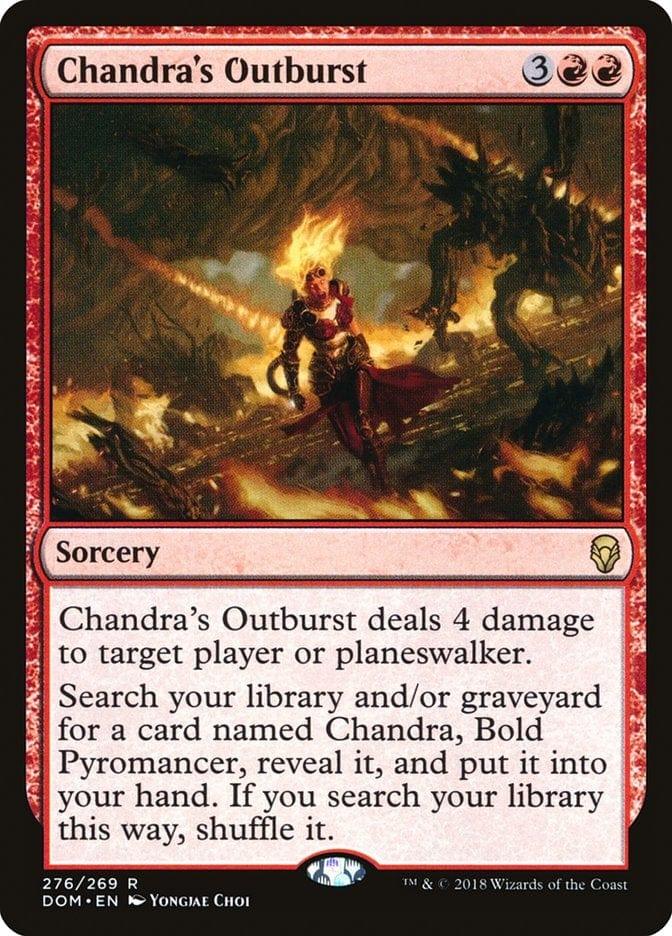 Magic: The Gathering MTG Single Chandra's Outburst [Dominaria]