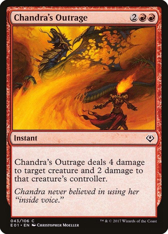 Magic: The Gathering MTG Single Chandra's Outrage [Archenemy: Nicol Bolas]