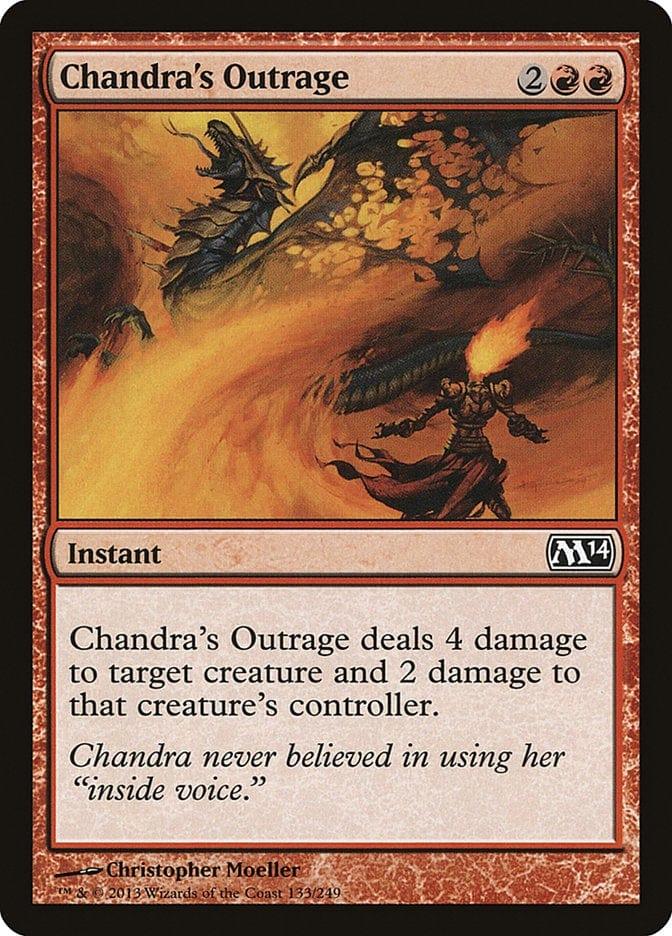 Magic: The Gathering MTG Single Chandra's Outrage [Magic 2014]