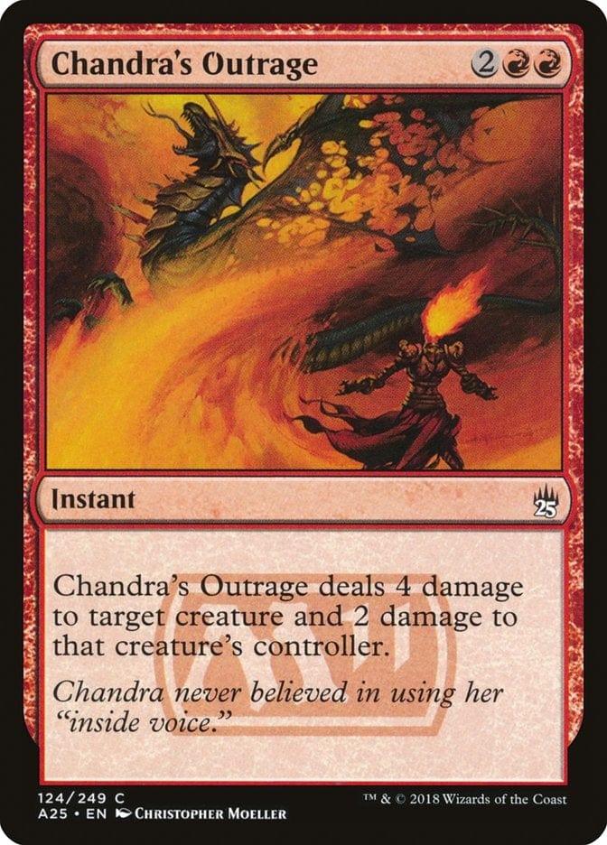 Magic: The Gathering MTG Single Chandra's Outrage [Masters 25]