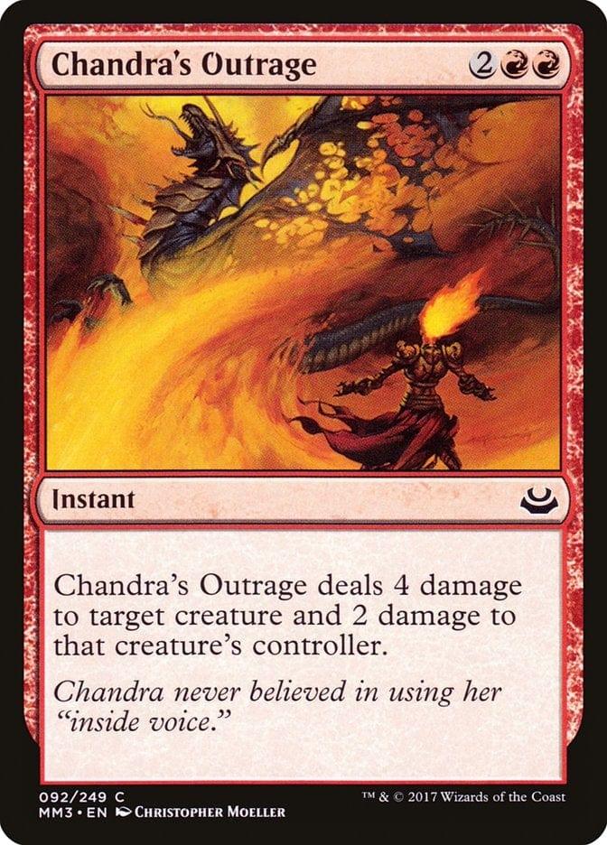 Magic: The Gathering MTG Single Chandra's Outrage [Modern Masters 2017]