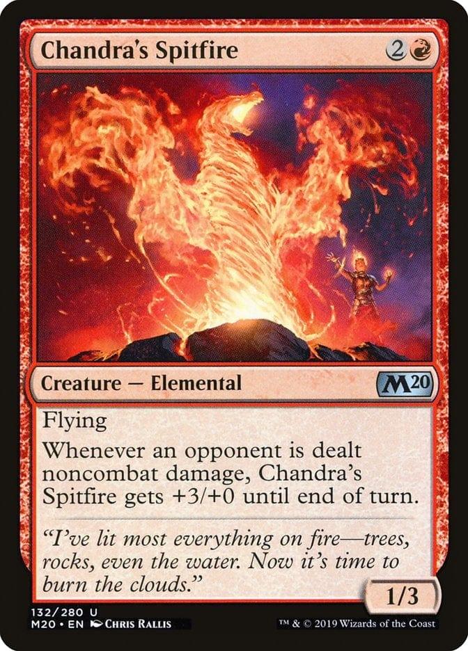 Magic: The Gathering MTG Single Chandra's Spitfire [Core Set 2020]