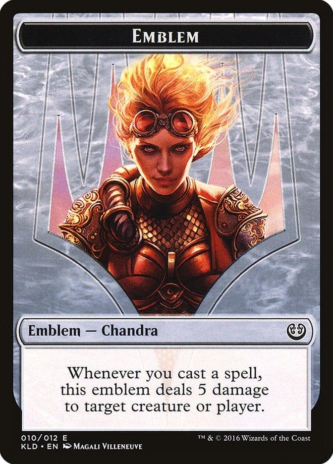 Magic: The Gathering MTG Single Chandra, Torch of Defiance Emblem [Kaladesh Tokens]