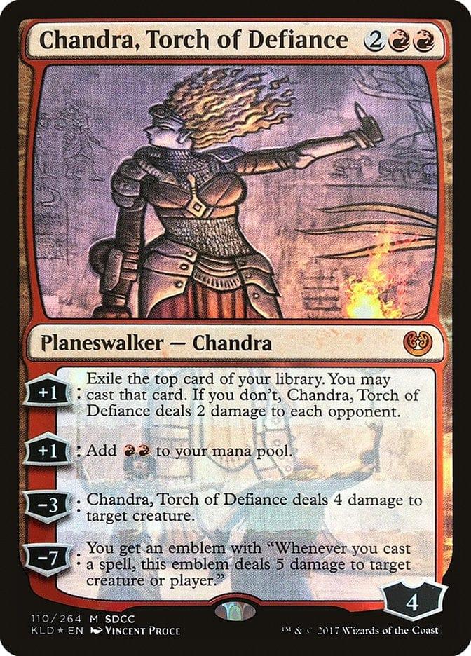 Magic: The Gathering MTG Single Chandra, Torch of Defiance [San Diego Comic-Con 2017]