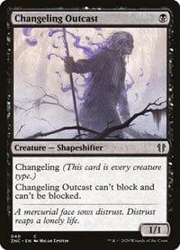 Magic: The Gathering MTG Single Changeling Outcast [Zendikar Rising Commander]