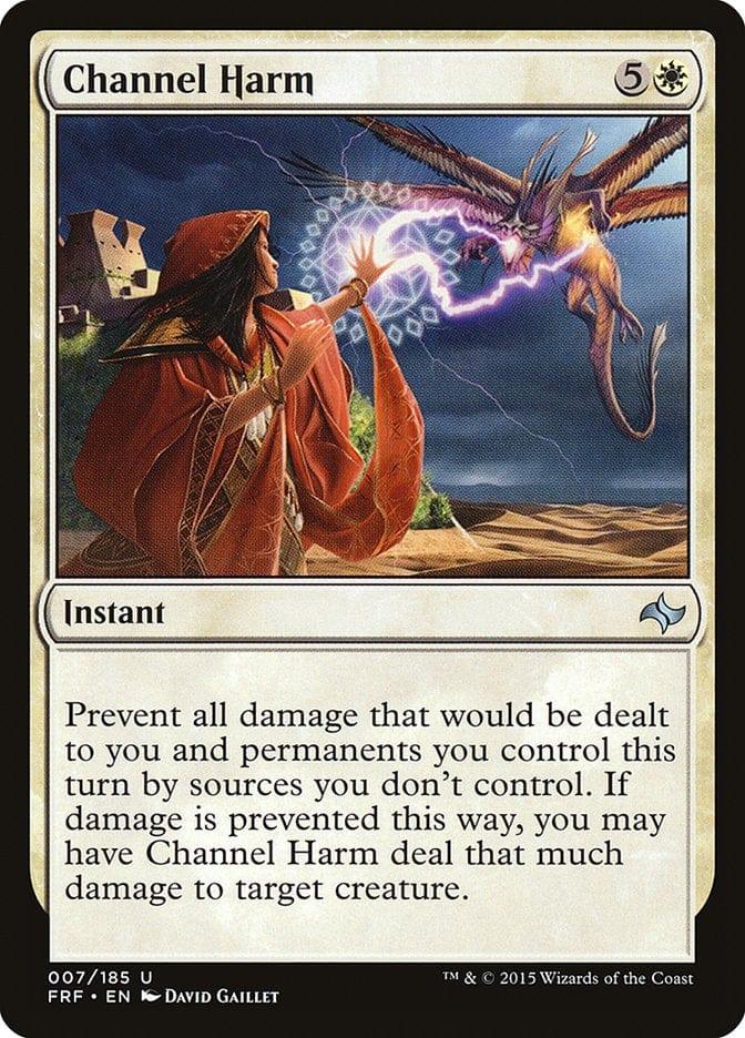 Magic: The Gathering MTG Single Channel Harm [Fate Reforged]