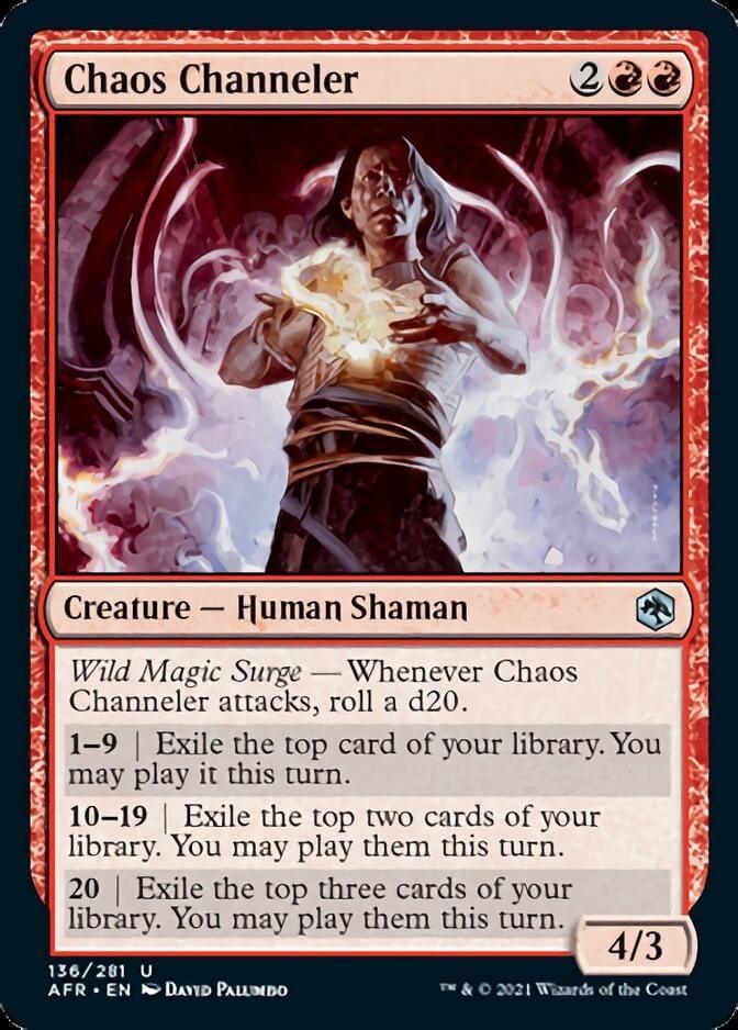 Magic: The Gathering MTG Single Chaos Channeler [Dungeons & Dragons: Adventures in the Forgotten Realms]