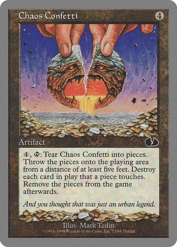 Magic: The Gathering MTG Single Chaos Confetti [Unglued]