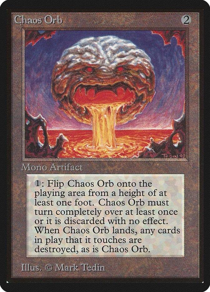 Magic: The Gathering MTG Single Chaos Orb [Limited Edition Beta]