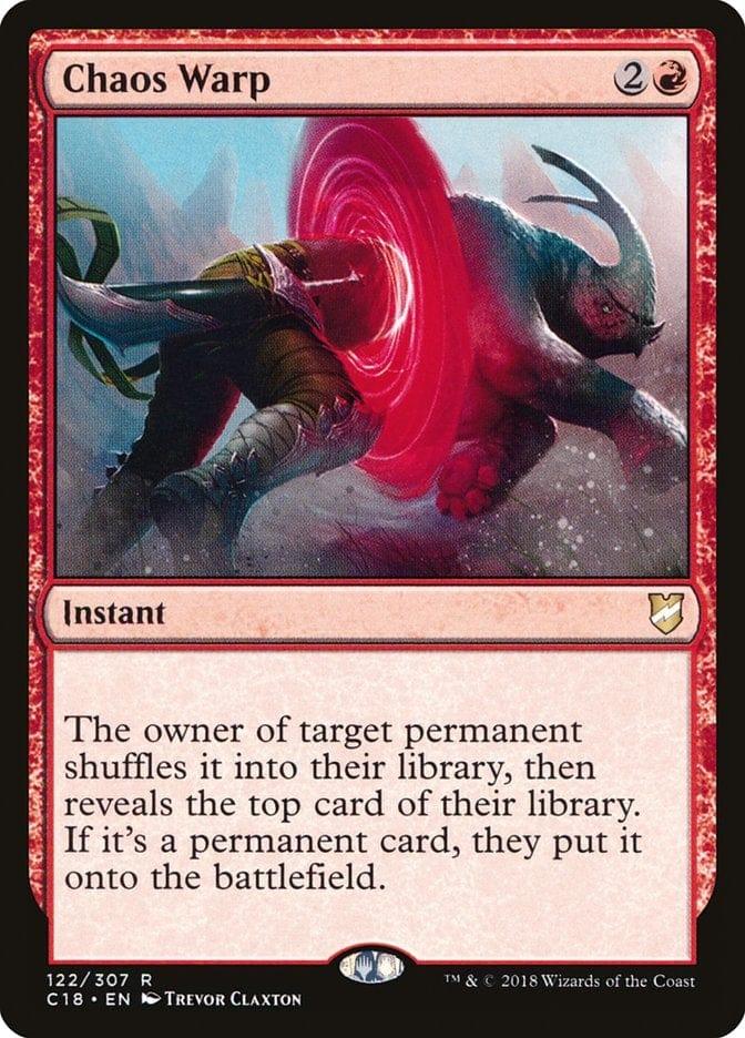 Magic: The Gathering MTG Single Chaos Warp [Commander 2018]