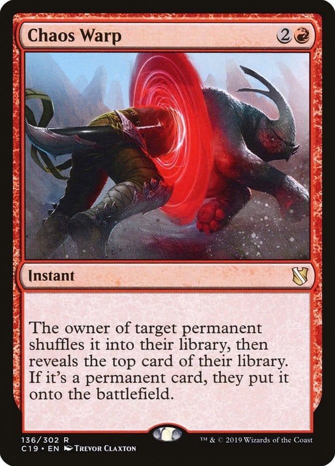 Magic: The Gathering MTG Single Chaos Warp [Commander 2019]