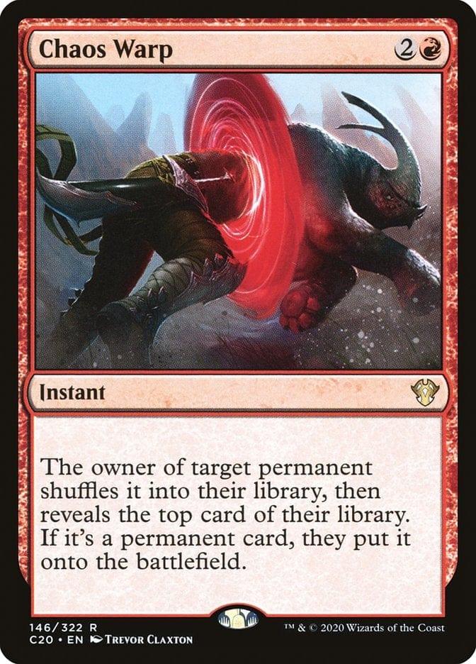 Magic: The Gathering MTG Single Chaos Warp [Commander 2020]