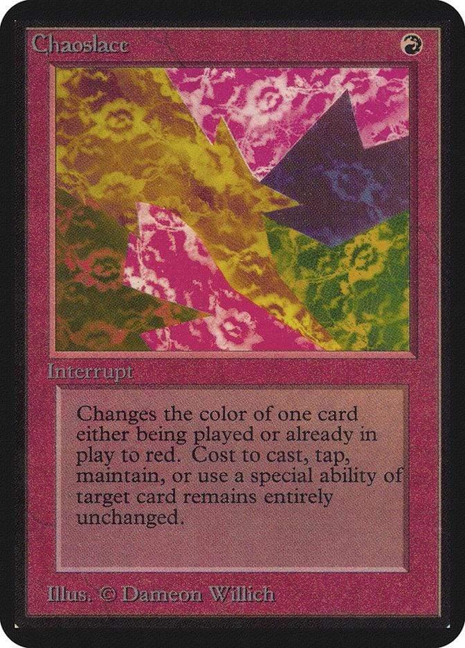 Magic: The Gathering MTG Single Chaoslace [Limited Edition Alpha]