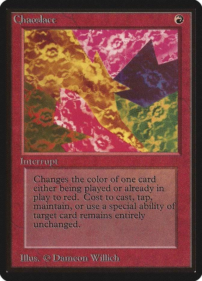 Magic: The Gathering MTG Single Chaoslace [Limited Edition Beta]