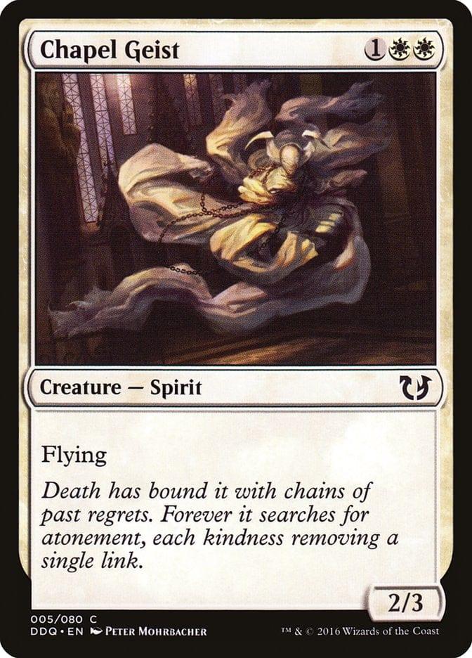 Magic: The Gathering MTG Single Chapel Geist [Duel Decks: Blessed vs. Cursed]