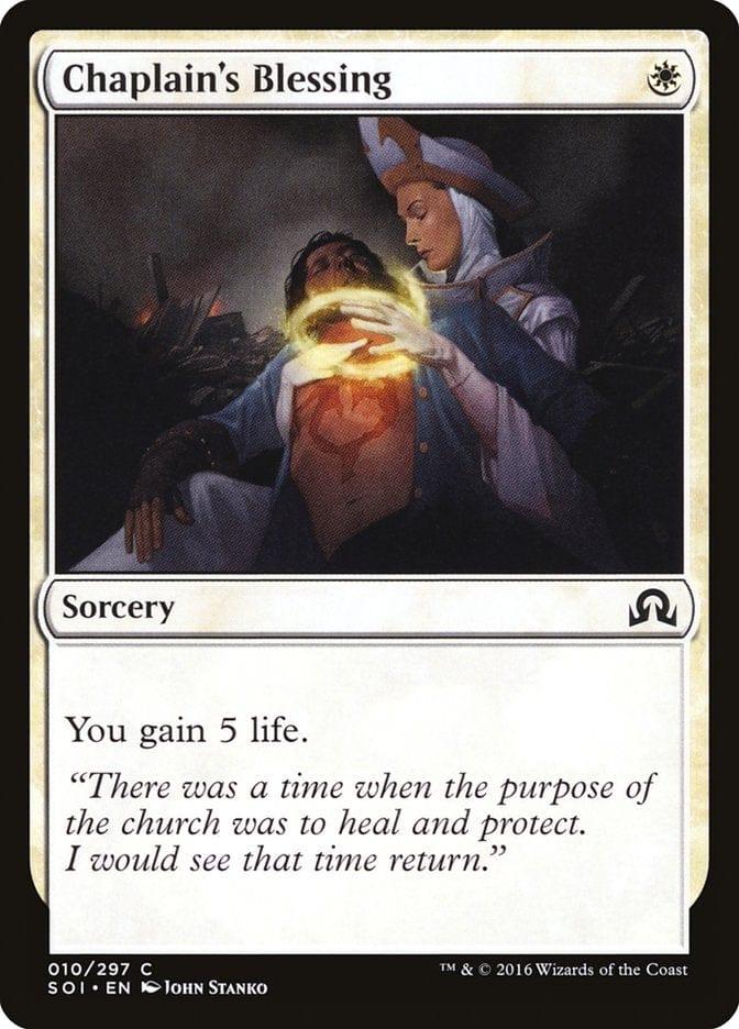 Magic: The Gathering MTG Single Chaplain's Blessing [Shadows over Innistrad]
